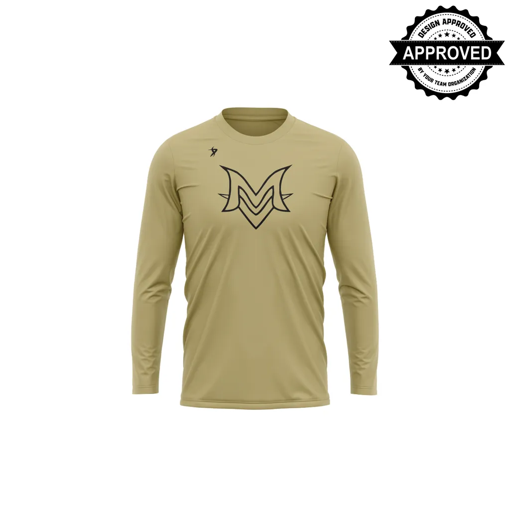Marauder Baseball Club - Gold Long Sleeve M Shirt