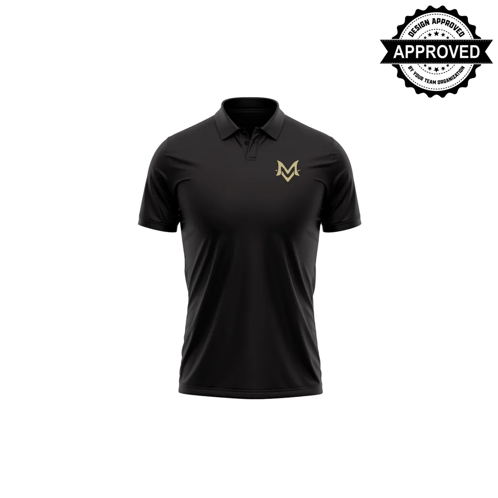 Marauder Baseball Club - Black M Polo